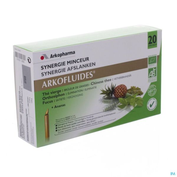 Arkofluide Synergie Minceur Unicadose 20