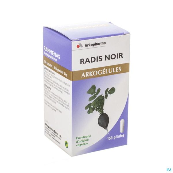 Arkogelules radis noir vegetal 150