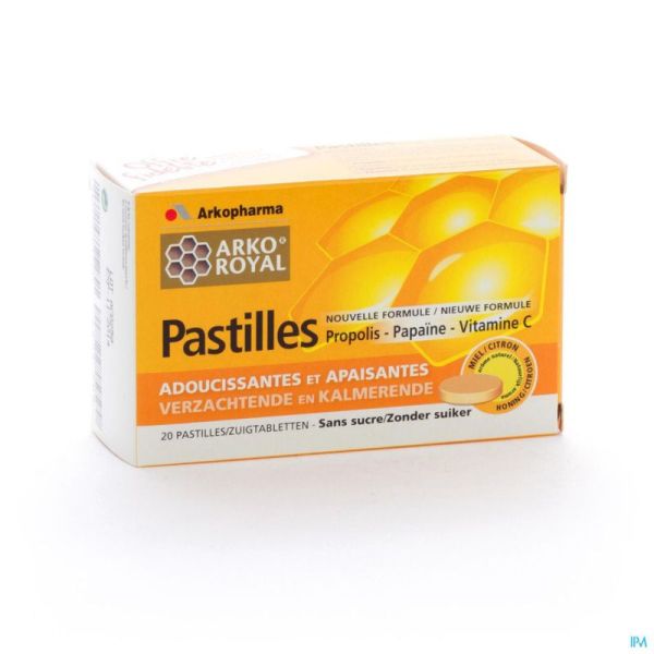 Arkoroyal Propolis Papaine Pastilles Tube 2x10