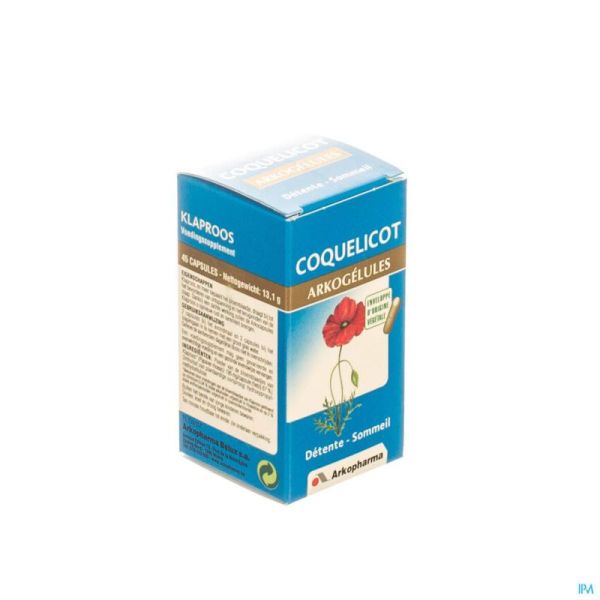 Arkogelules coquelicot vegetal 45