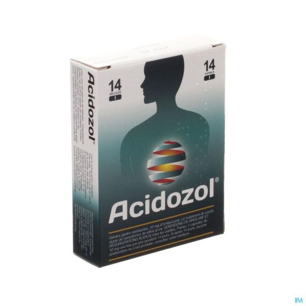 Acidozol Caps Gastro Resist 14 X 10mg