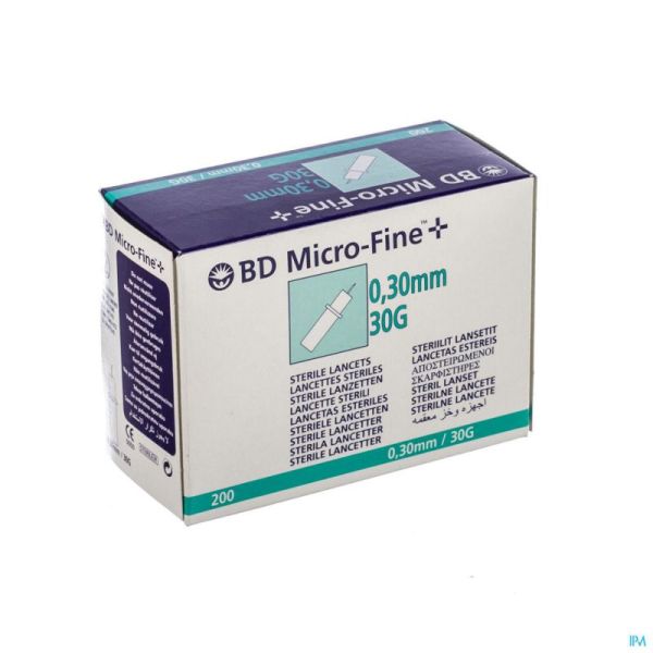 Bd Microfine+ Lancette 30g 200 326479