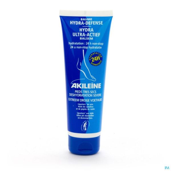 Akileine bleue baume pied hydradefens 125ml 102120
