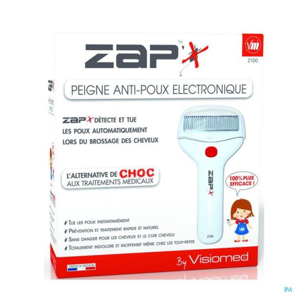 ZAP'x peigne anti poux électronique
