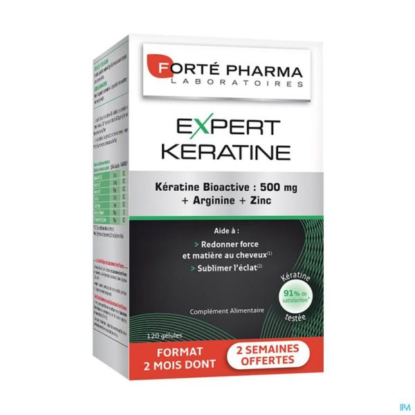 Expert Keratine Caps 120 (2mois-2semaines Gratuit)