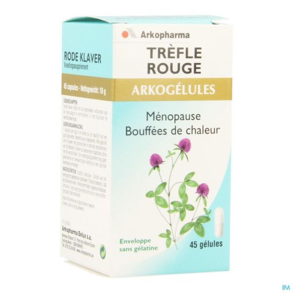 Arkogelules trefle rouge vegetal 45
