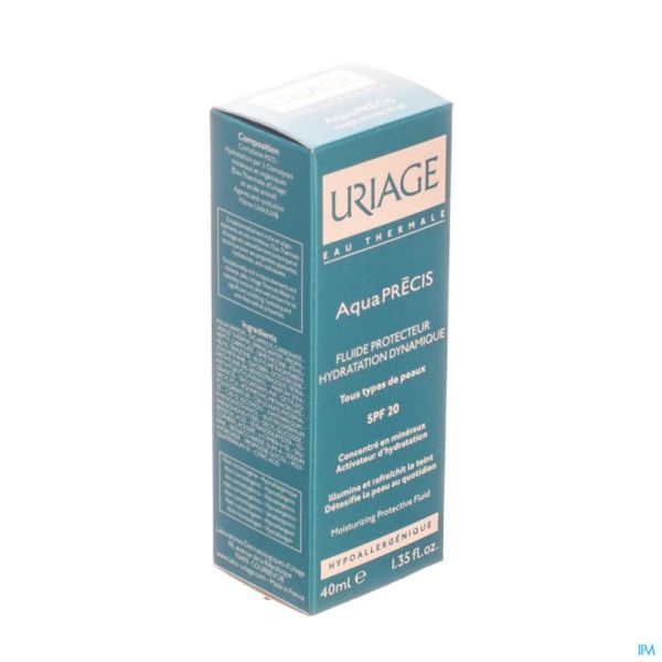 Uriage Aquaprecis Fluide Prot.ip20 Hydra Tbe 40ml