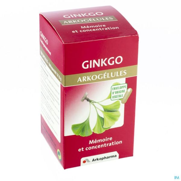 Arkogelules ginkgo biloba vegetal 150