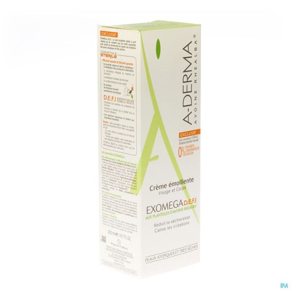 Aderma Exomega Defi Baume Tube 200ml