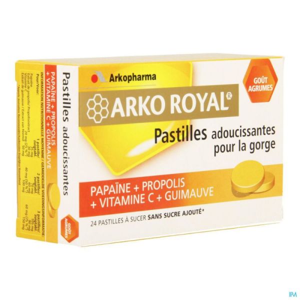 Arkoroyal Propolis-papaine-orange Past A Sucer 24