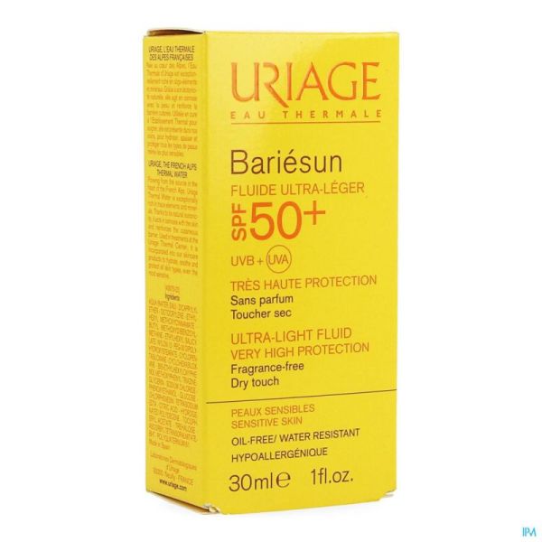 Uriage Bariesun Ip50+ Ultra Leger Emulsion 30ml