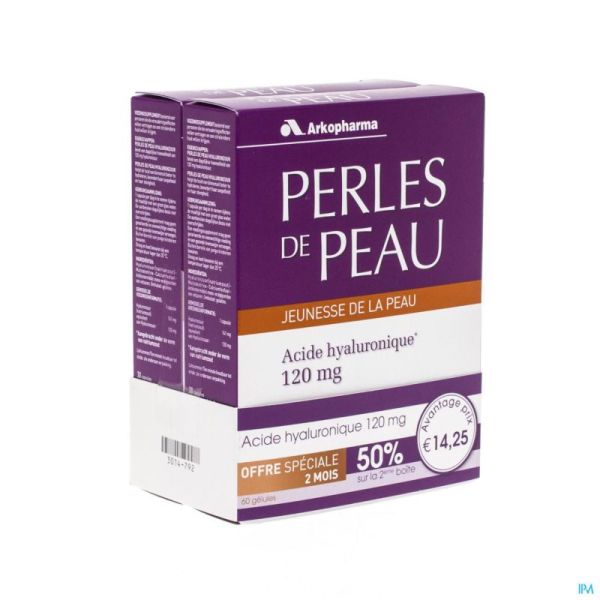 Perles De Peau Acide Hyaluronique Caps 60 Promo