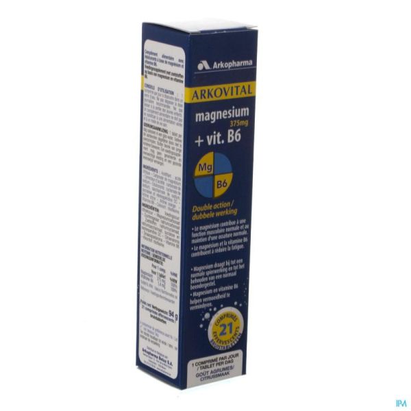 Arkovital Magnesium B6 Comp Efferv. 21