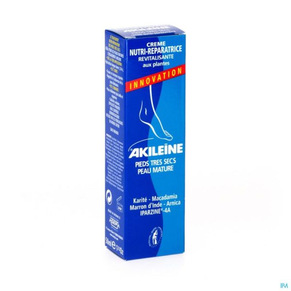 Akileine cr nutri reparatr.pieds secs tube 50ml