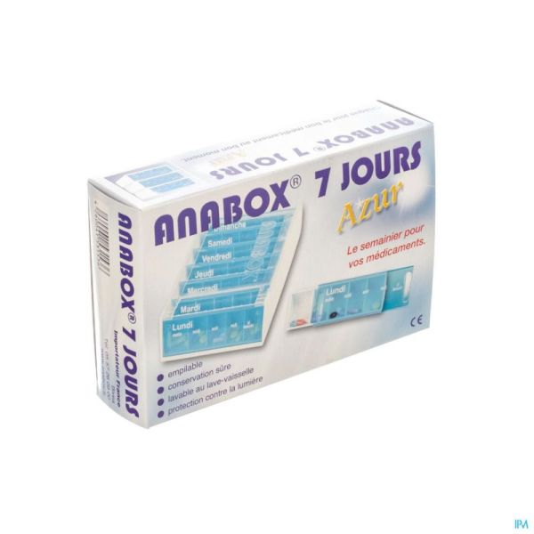 Anabox pilulier azur fr 7 jours