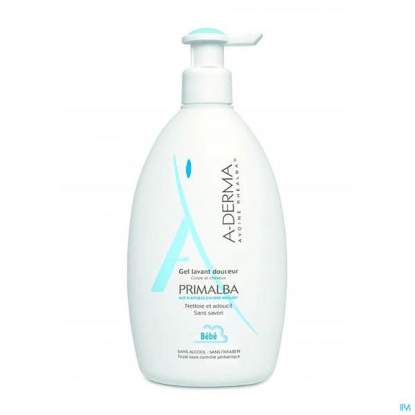 Aderma primalba gel lavant chev-corps bebe 500ml