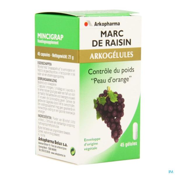 Arkogelules Mincigrap Vegetal 45