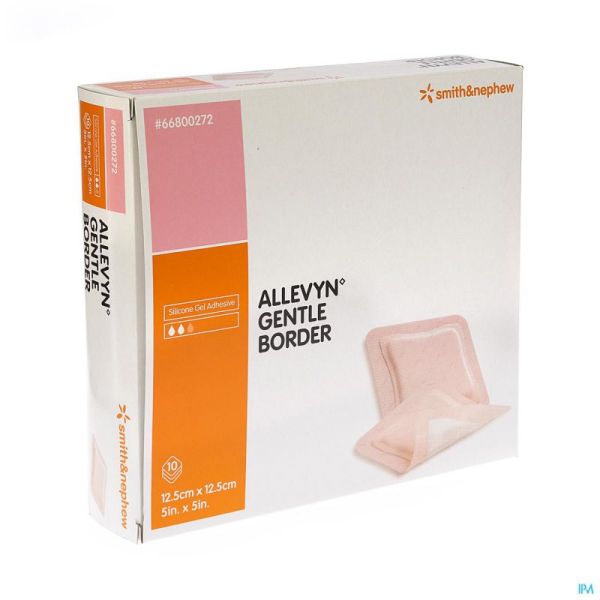 Allevyn gentle border ster 12,5x12,5cm 10 66800272