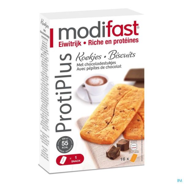 Modifast Protiplus Biscuit Cereal-pep.chocolat200g