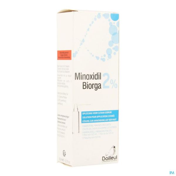 Minoxidil Biorga 2% Sol Fl 1 X 60ml