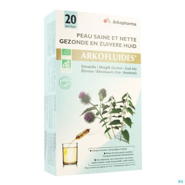 Arkofluide Peau Saine & Nette Amp 20